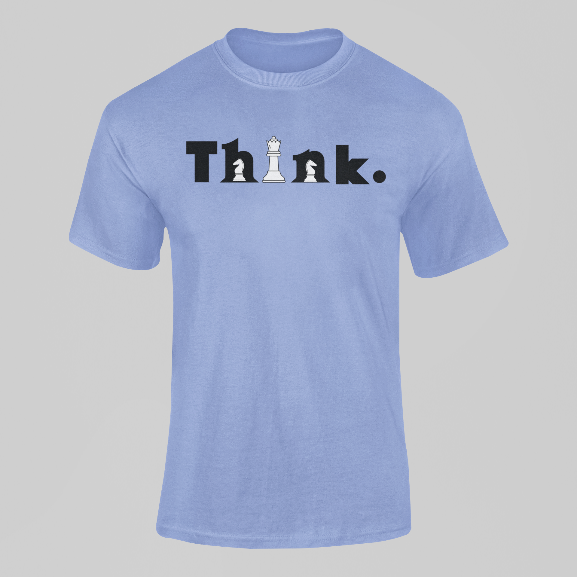 "Think." Chess-Inspired Graphic Tee