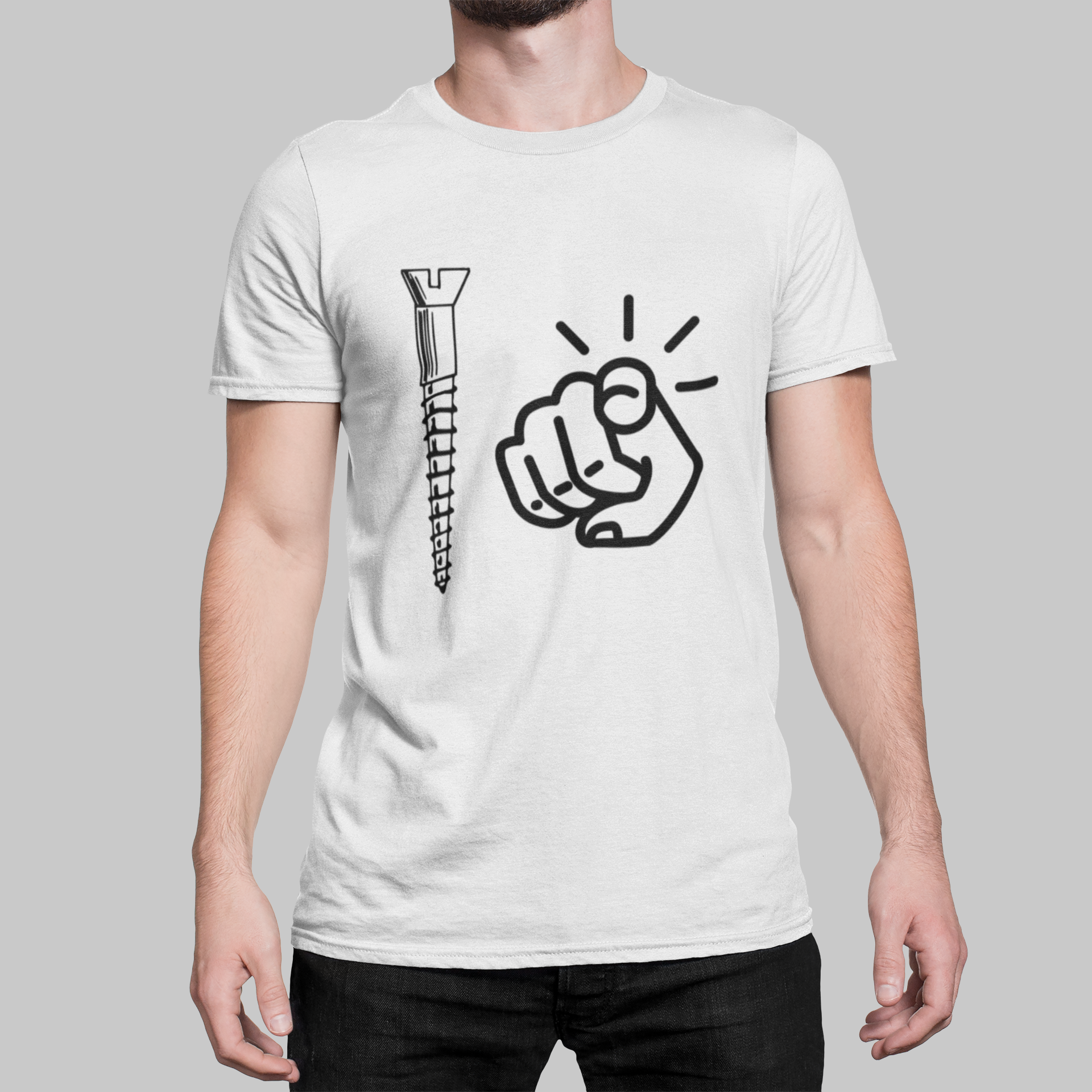 "Screw You" Graphic Statement T-Shirt – Bold & Funny