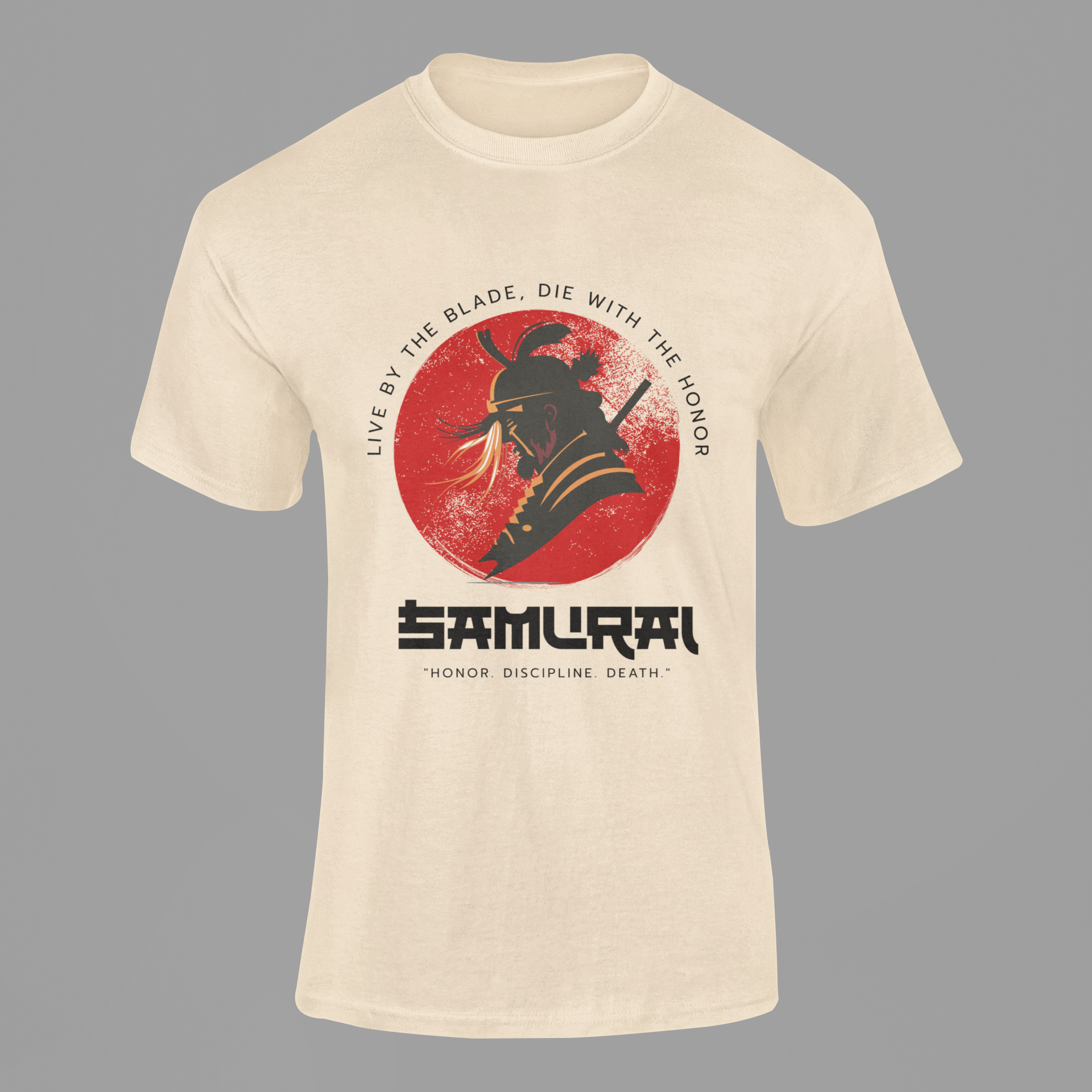 Live by the Blade, Die with Honor | Warrior Bushido Tee