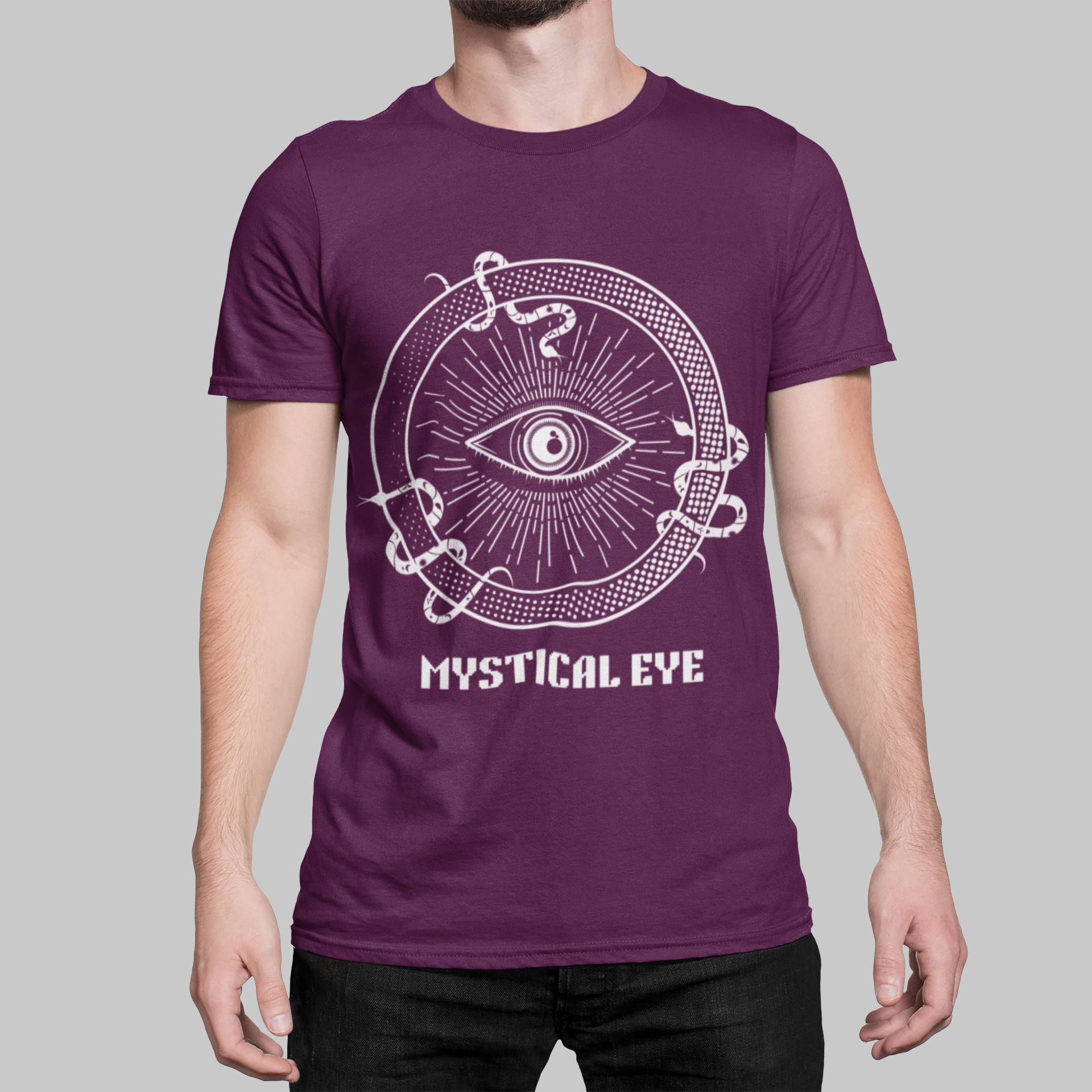 Mystical Eye Graphic T-Shirt – Unisex Spiritual Design